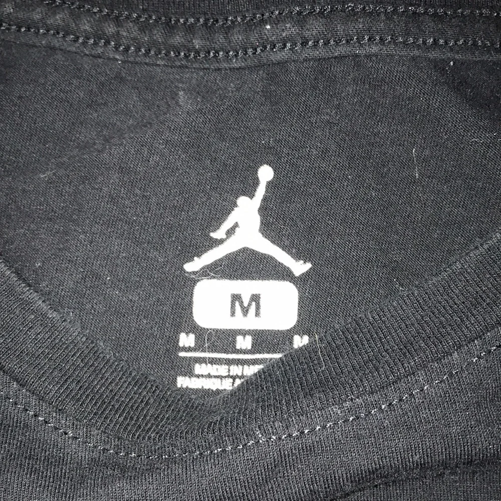 Jordan‎ Black Tee with Pink-Red Looney Tunes Jumpman Graphic